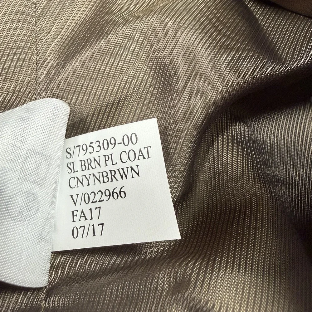 Banana Republic Blazer Men 38S Brown Plaid Sport Coat Italian Fabric Cotton